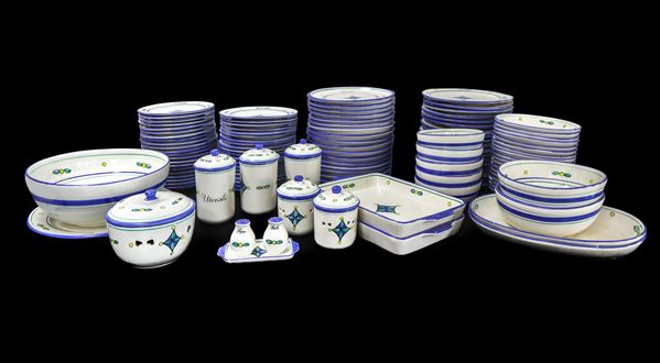 Ceramica di Vietri I.C.A. Giordano - Very complete table and kitchen service