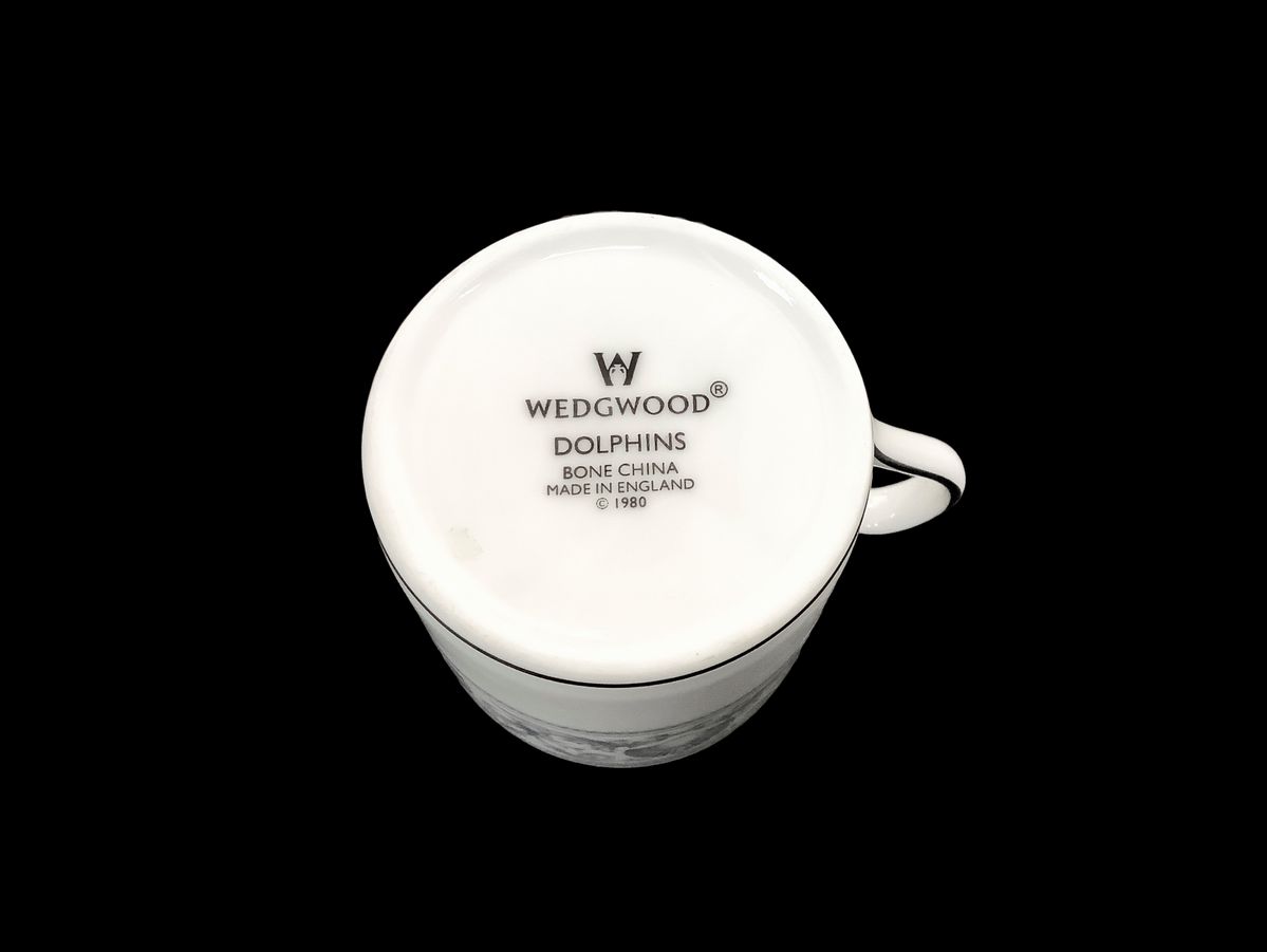 Wedgwood Made in England - Importante ed Elegante Servizio da Te, Caffè e Dolce, Modello Dolphins...