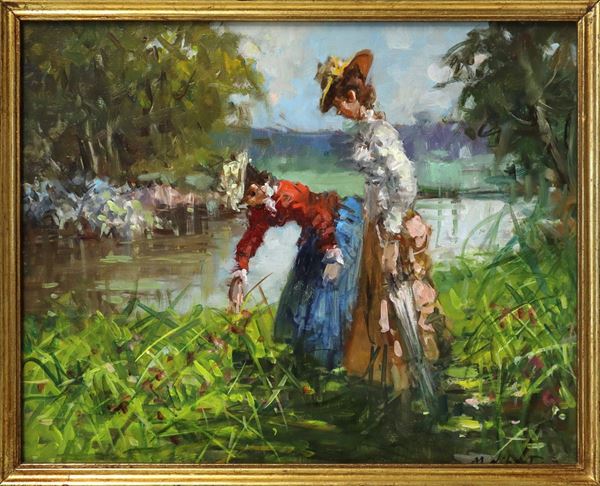 Maria Liberti - Figurative, two women