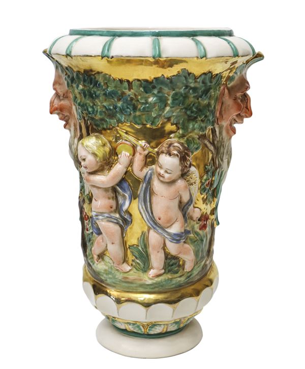 Carbet Italy - Majolica vase