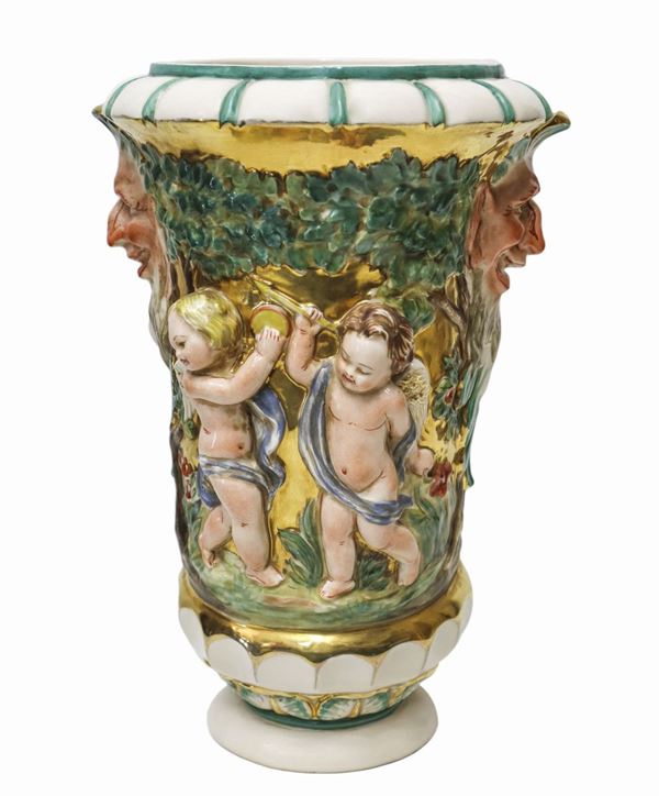 Carbet Italy - Majolica vase