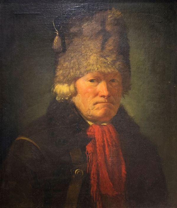 Knut Alfred Ekwall - Man with fur hat