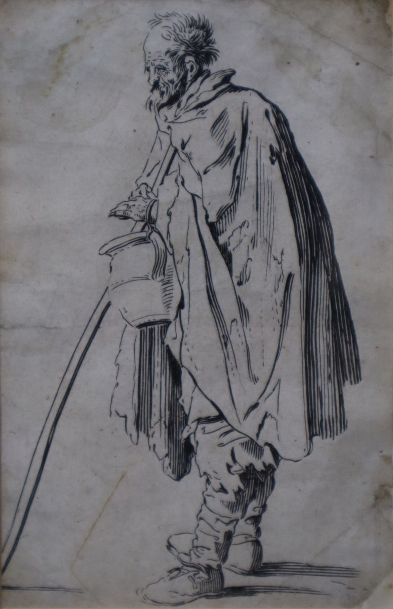 Jacques Callot - Dalla serie “I Mendicanti” (2° stato)