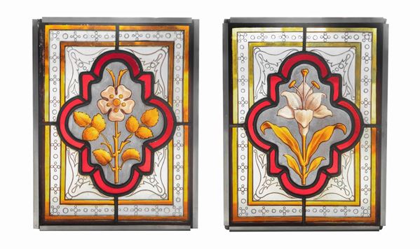 Pair of leaded glasses