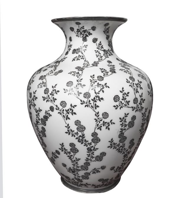 White porcelain vase