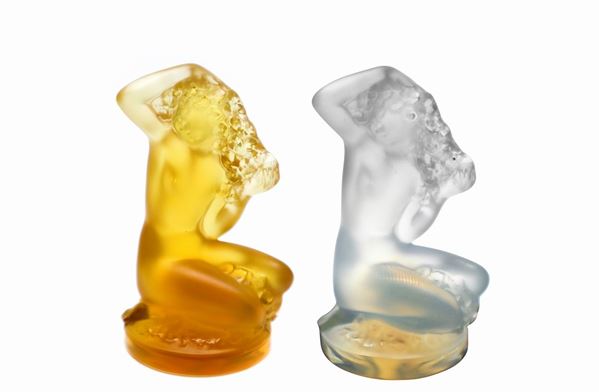 Lalique France - Pair of naked women