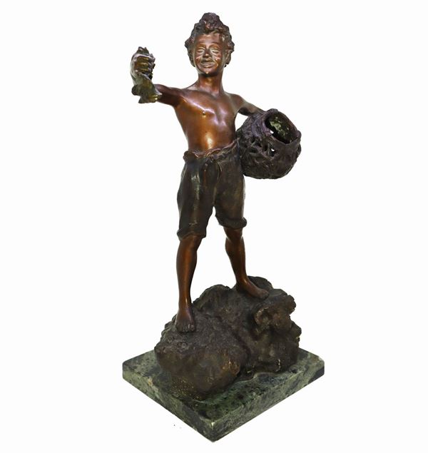 Fisherman on a rock
