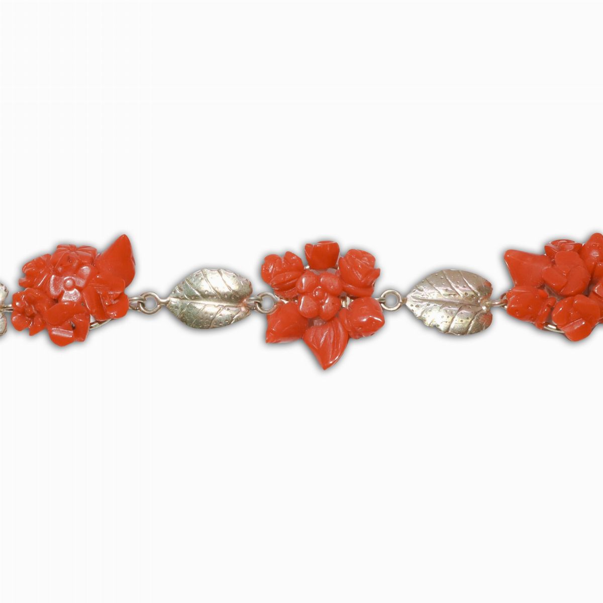 Bracciale in Oro e Corallo