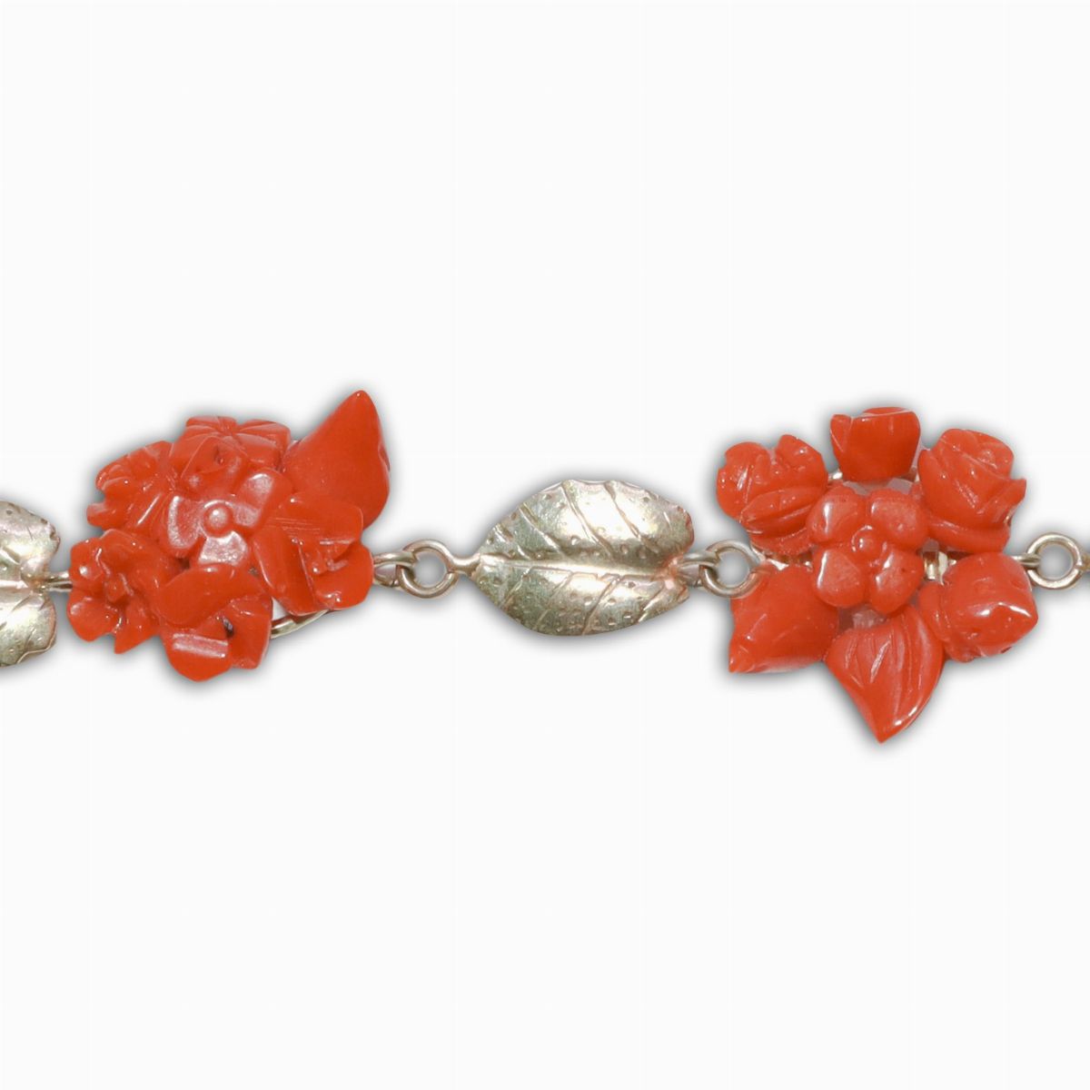Bracciale in Oro e Corallo