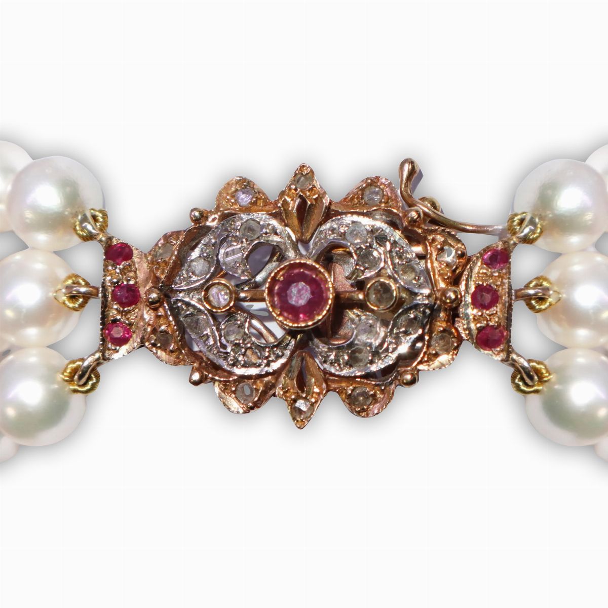 Bracciale Tre Fili di Perle