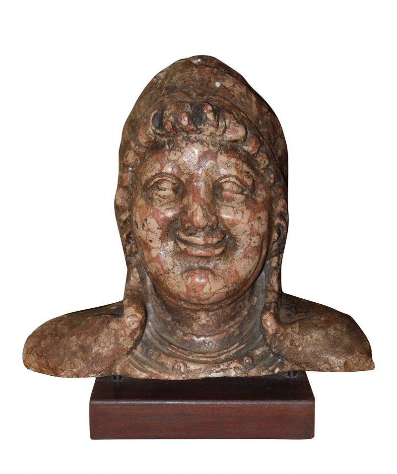 Buddha Ridente in Marmo