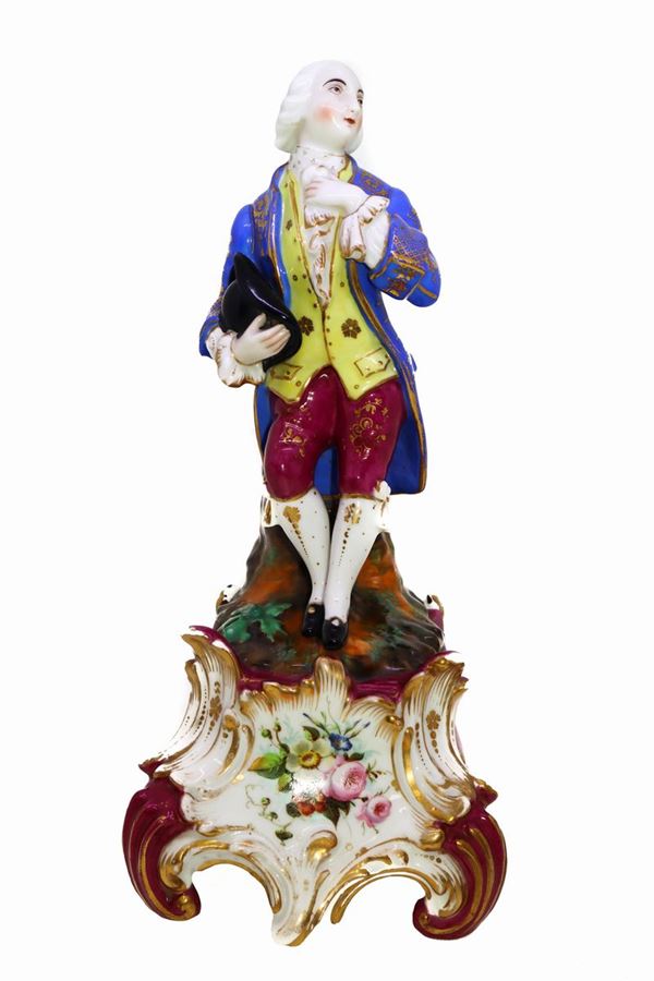 Character in eighteenth-century clothes