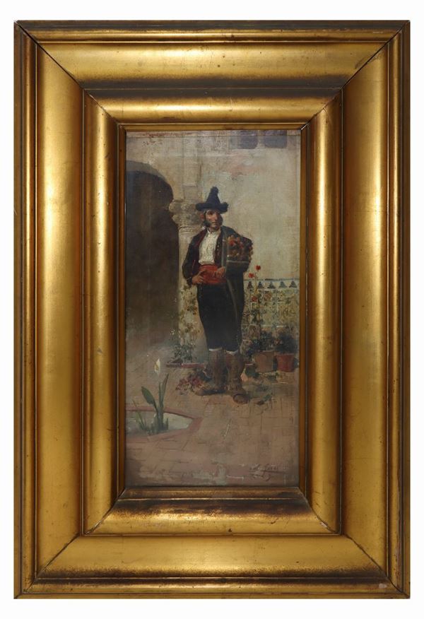 Personaggio in costume popolare romano
