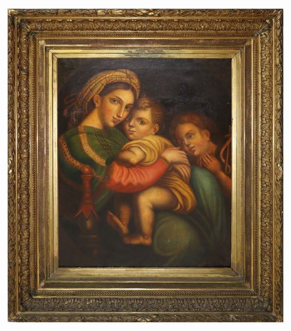 Madonna with child and St. John