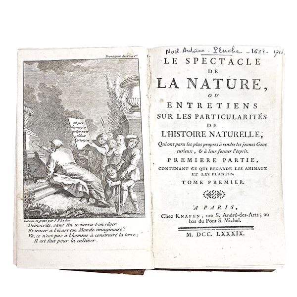 No&#235;l-Antoine Pluche - Le Spectacle de la Nature