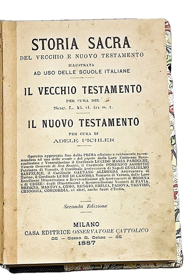 Adele Pichler - Storia sacra del vecchio e nuovo testamento