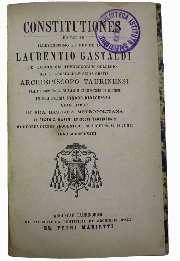 Lorenzo Gastaldi - Constitutions