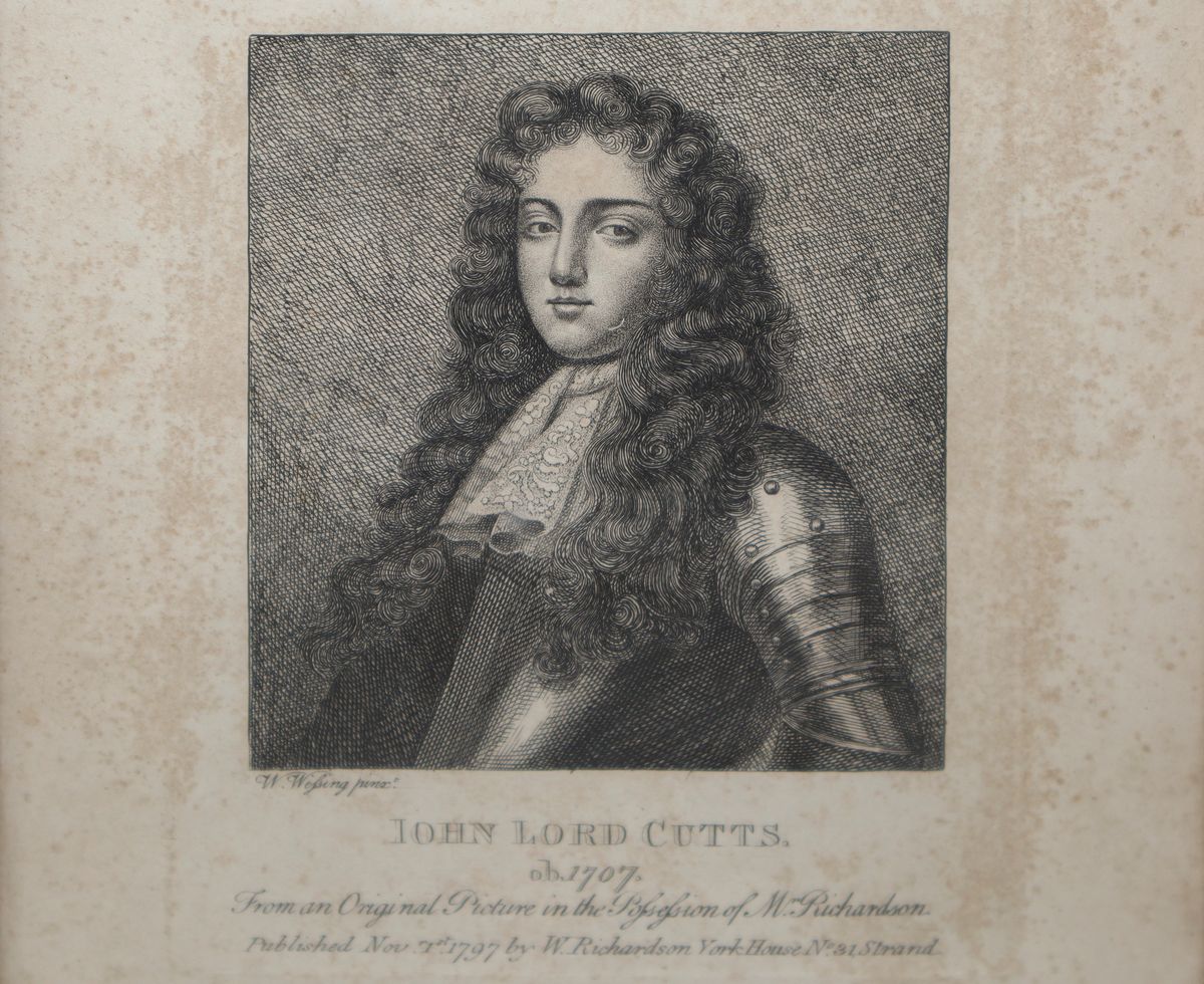 John Lord Cutts, Incisione da originale su commissione dell’epoca, XIX secolo