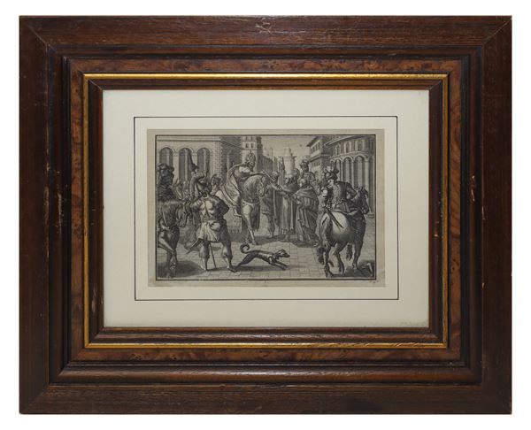 Scene with knights