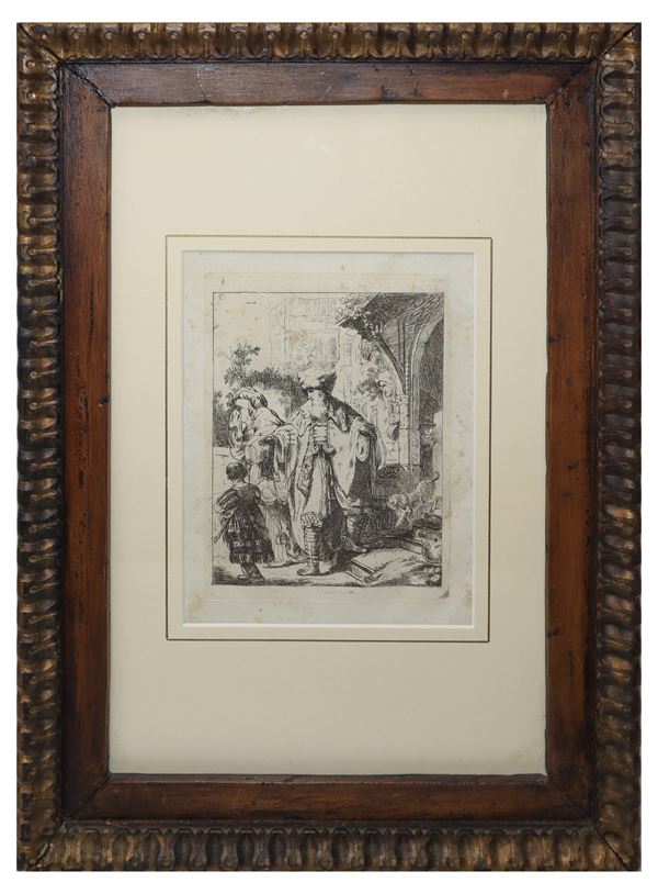 Rembrandt van Rijn - Abramo scaccia Agar ed Ismaele