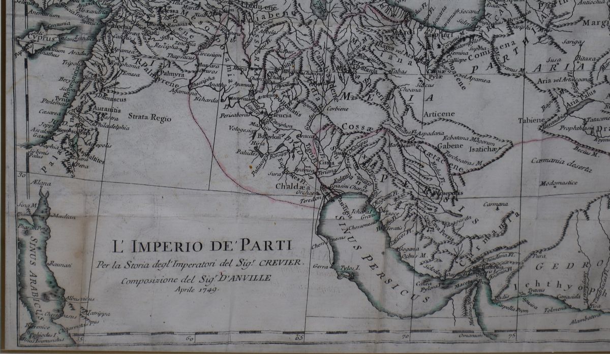Jean-baptiste Bourguignon D'anville - Jean-Baptiste Bourguignon d’Anville, L’Imperio de’ Parti