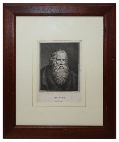 Old Parr (incisione ad acquaforte)