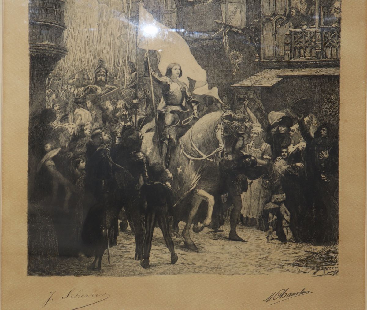Jean-Jacques Scherrer (tratto da), Entrata di Giovanna d'Arco ad Orléans