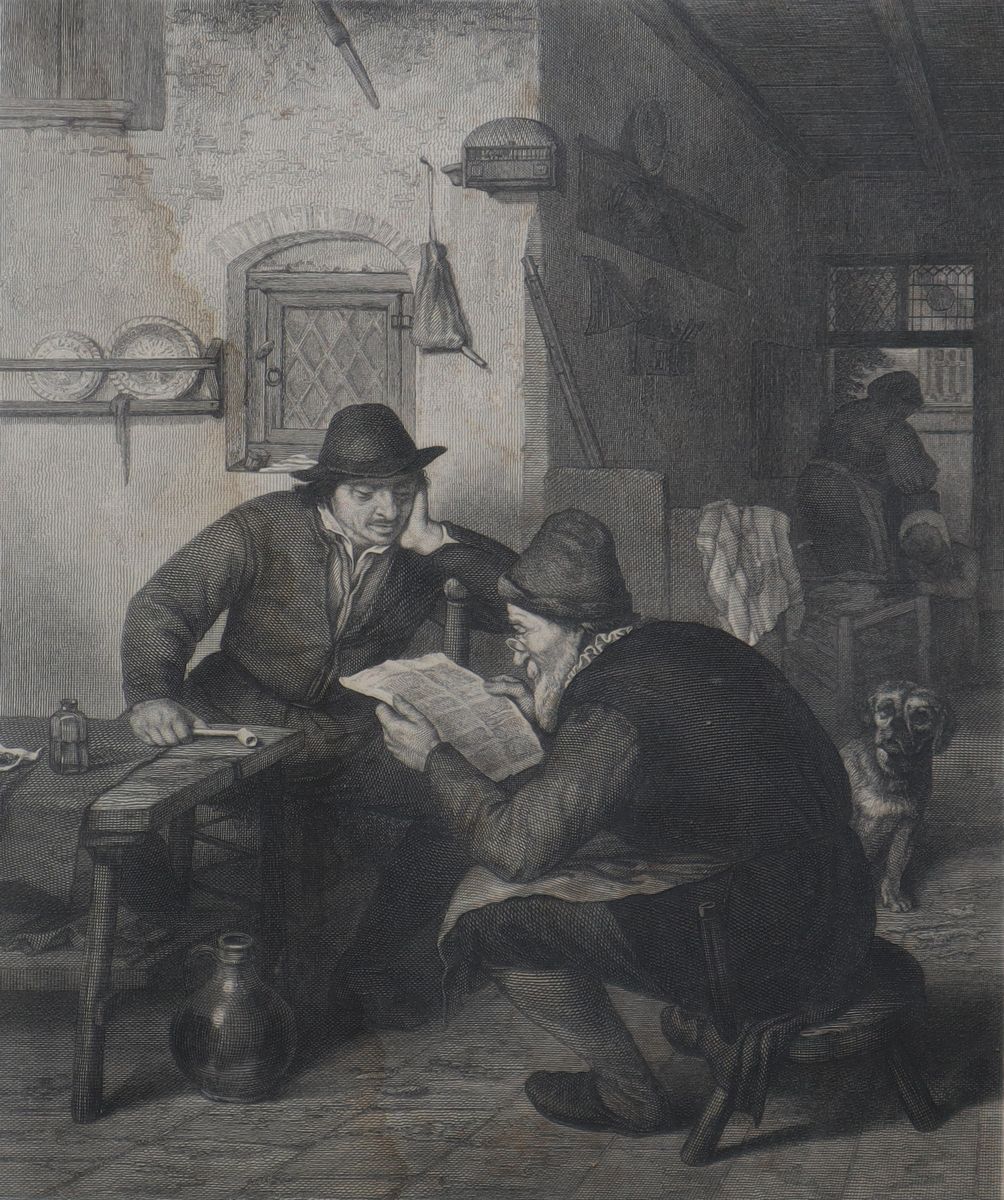 Adrian Schleich - Der Zeitungsleser