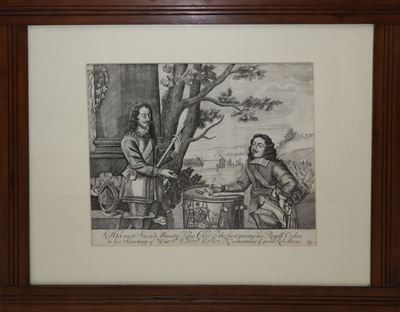 King Charles I, incisione ad acquaforte, XVIII secolo