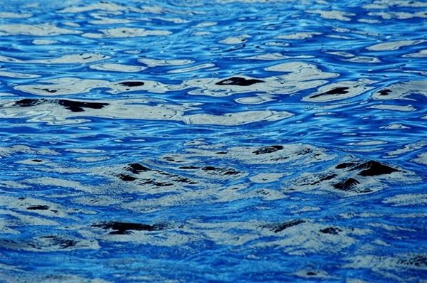 Collection AQUA, titled "Waiting Peppe", 2006. Sicily Aeolian islands, sea, detail, slide 0/5, 70x100, Digital Fine Art print on Kodak photo paper mat, black forex 20mm, edged