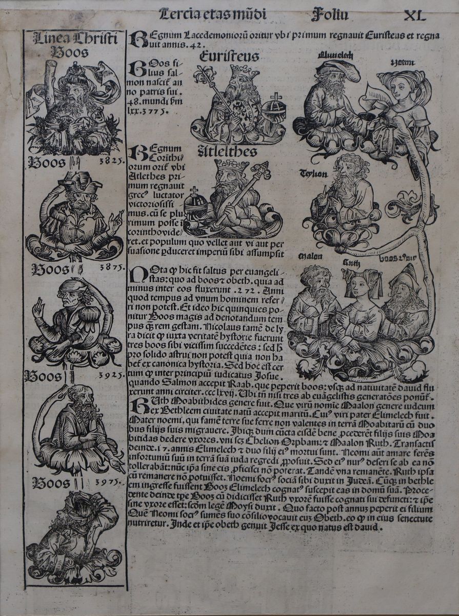 Hartmann Schedel - Cronaca di Norimberga, xilografia, XVI secolo