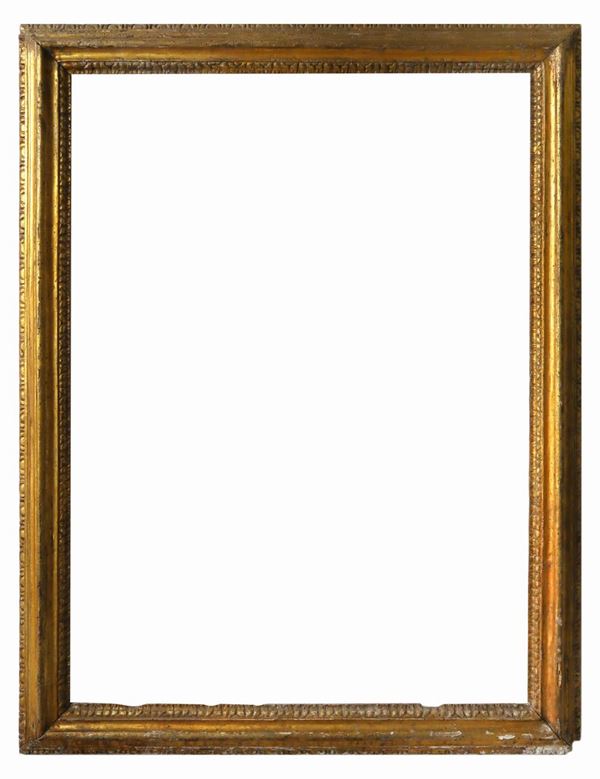 Frame in gilded wood