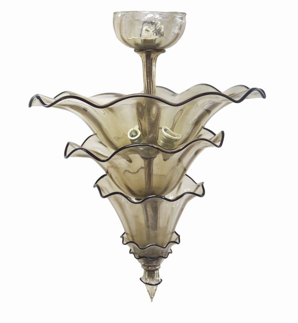 Murano production MVM Cappellin, design V. Zecchin