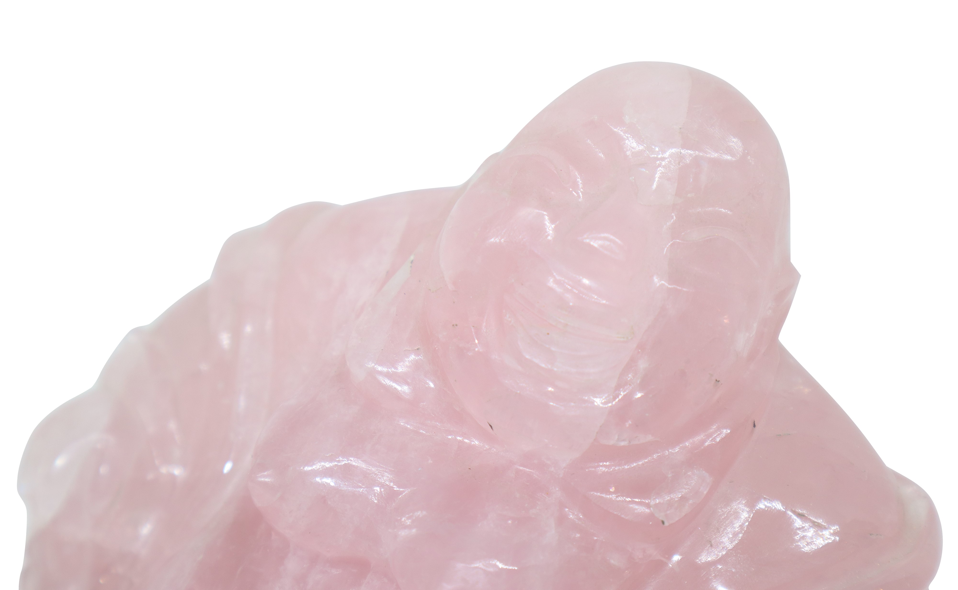 Buddha in quarzo rosa