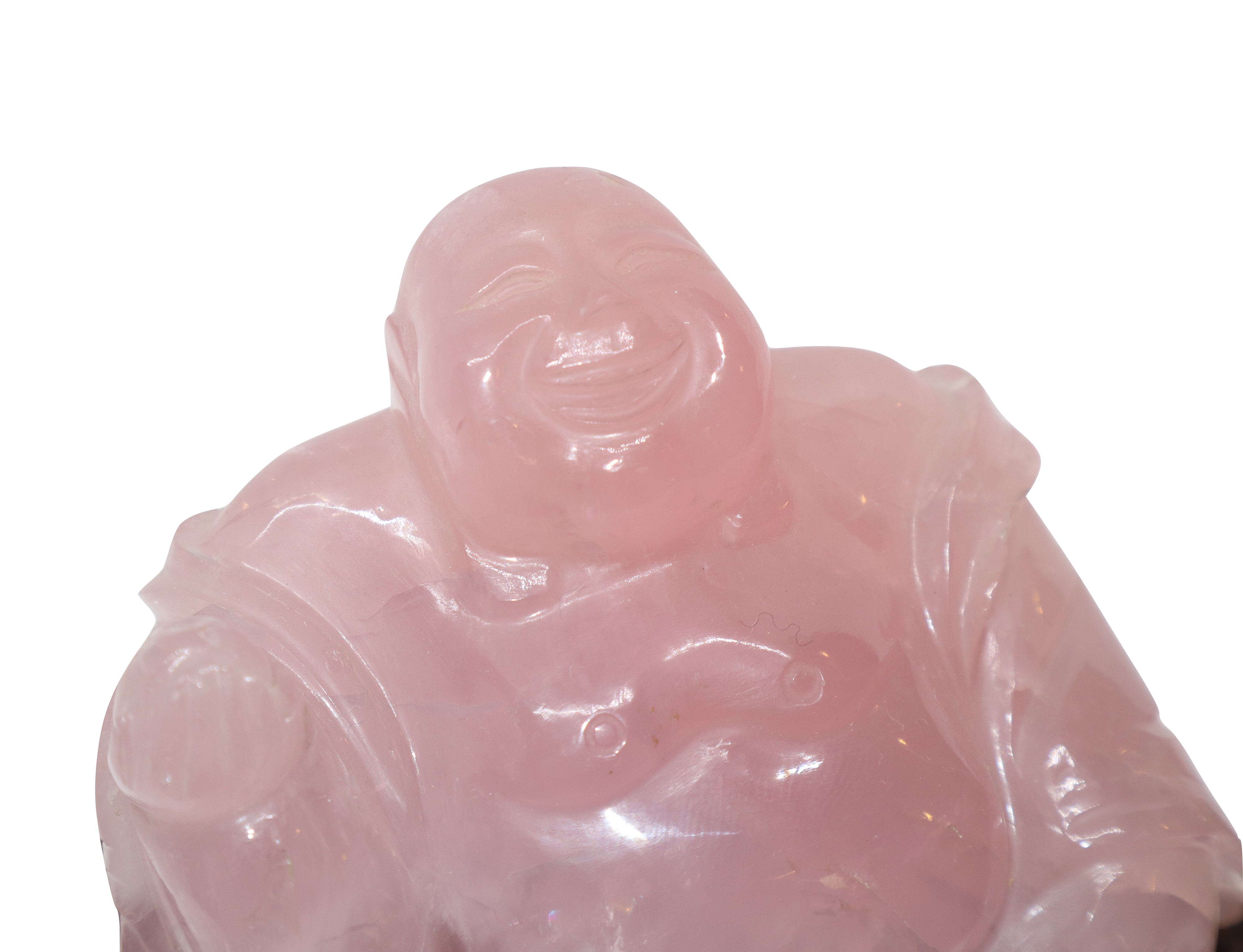 Buddha in quarzo rosa