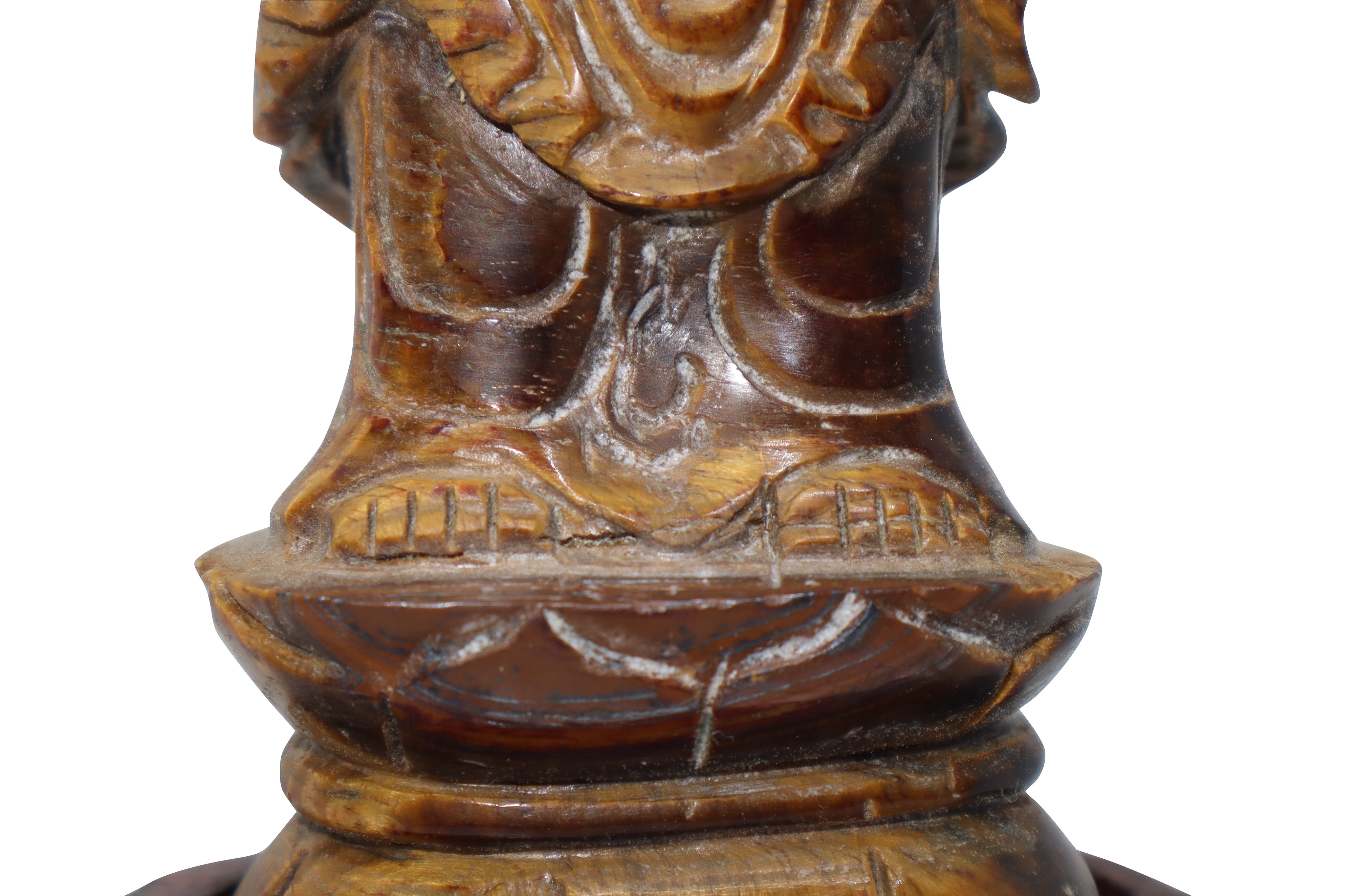 Buddha in piedi, occhio di tigre