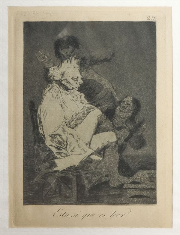 Francisco de Goya - `` Esto si que es leer ''