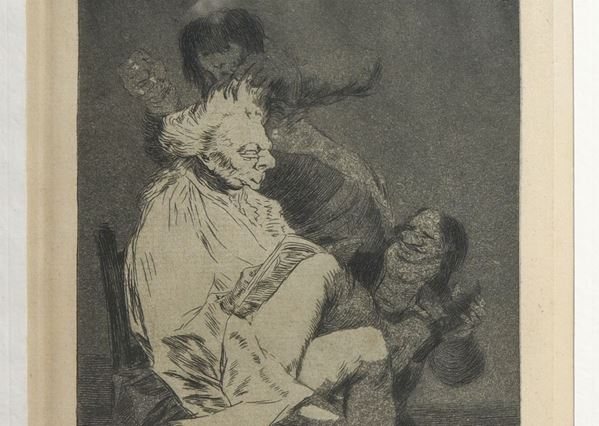 Francisco De Goya Esto Si Que Es Leer Incisione Ad Acquaforte E