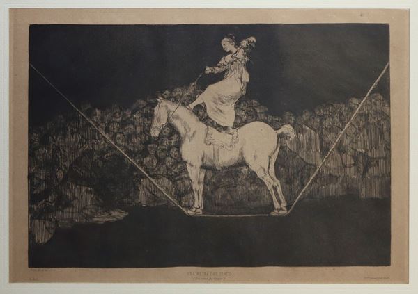 Francisco de Goya - `` A reyna of the circus ''