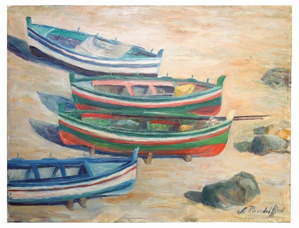 Anna Pandolfini - Dry boats in Acitrezza