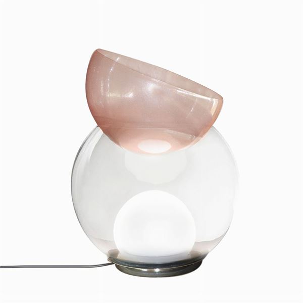 Fontana Arte - Lampada da tavolo a luce diffusa modello Giova grande, dis.Gae Aulenti