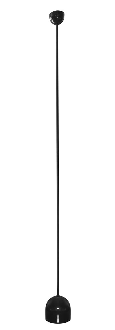 Piantana a Stelo Laccata Nero