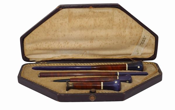 Antique 4-piece boxed set