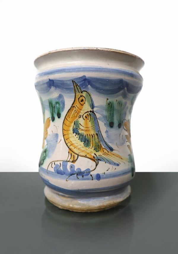 Cilindro in maiolica di Vietri