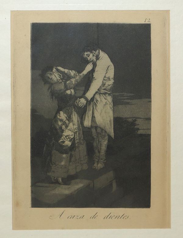 Francisco de Goya - A caza de dientes