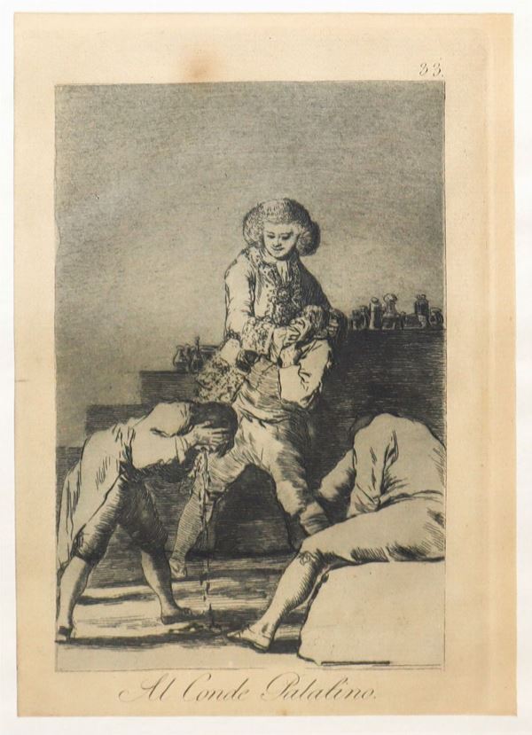 Francisco de Goya - Al Conde Palatino