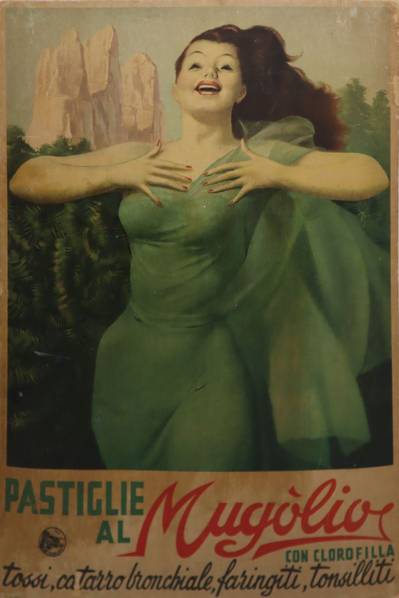 Cartonato Gigante ''pastiglie al Mugolio con Clorofilla''