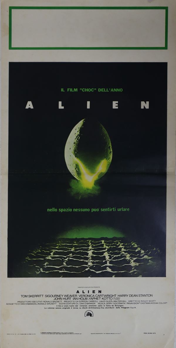 Locandina cinema ''Alien''
