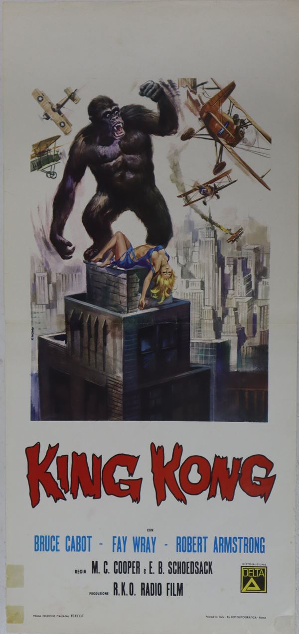 Locandina cinema ''King Kong''