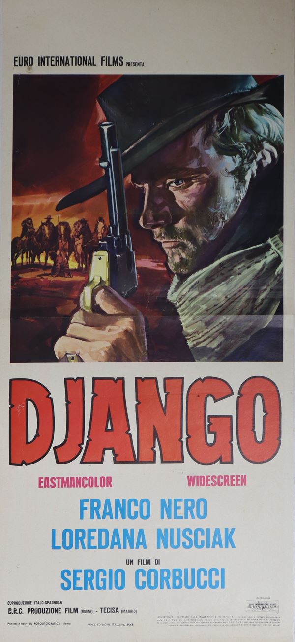 Locandina cinema ''Django''